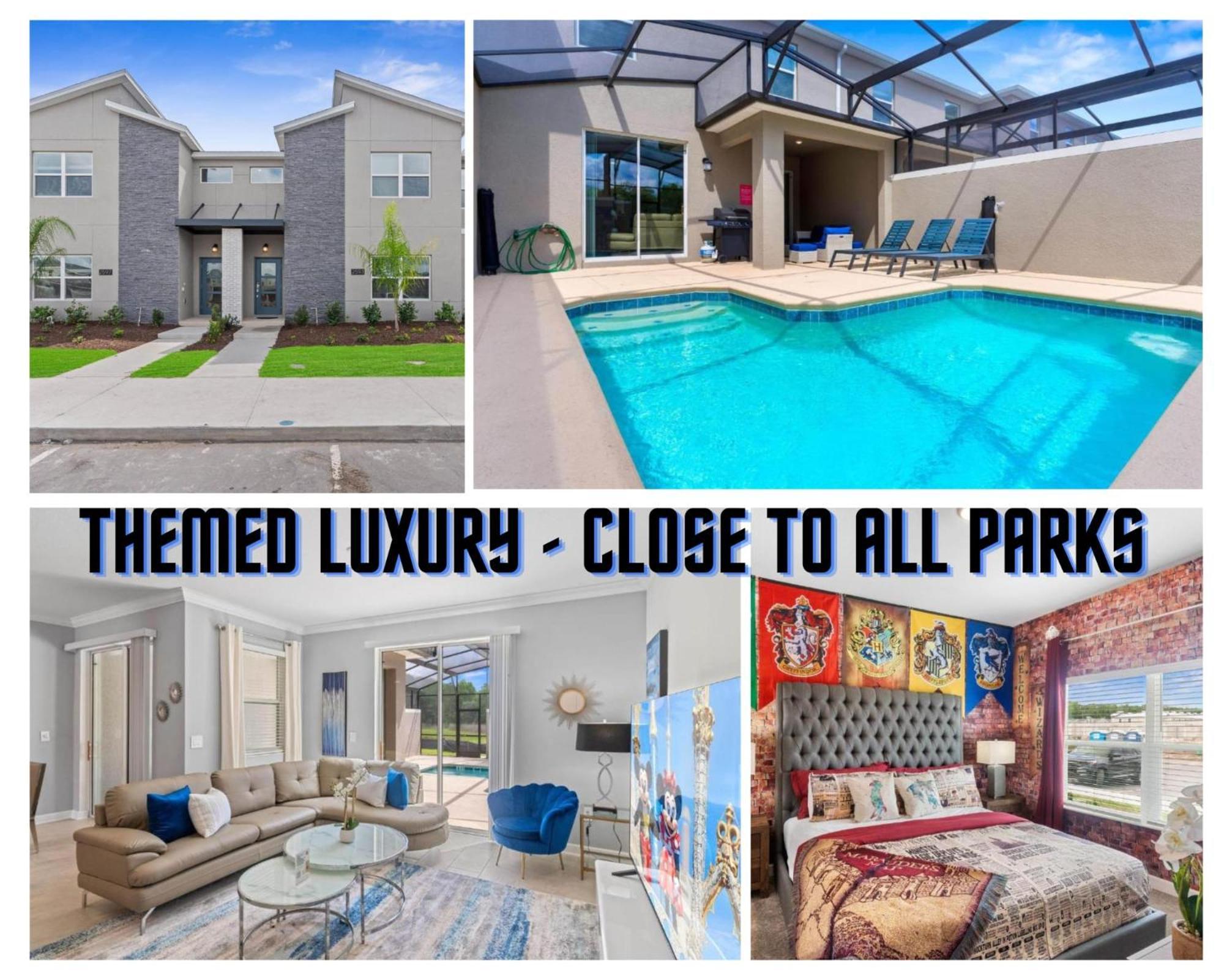 Gorgeous Condo Close To Disney W Private Pool Bbq - Themed Bedrooms Walk To Clubhouse Kissimmee Εξωτερικό φωτογραφία